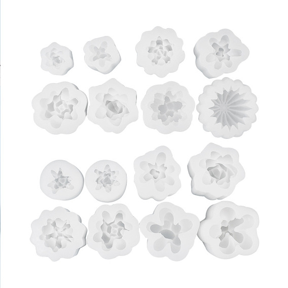 Succulent Flower DIY Food Grade Silicone Candle Molds, Aromatherapy Candle Moulds, Scented Candle Making Molds