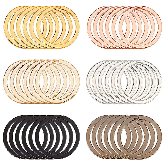 36шт 6 цвета сплав разъемные брелоки, брелки