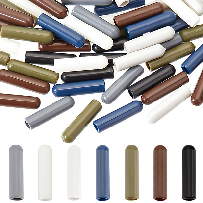 70шт 7 стиль пластиковые наконечники для шнурков, шнурки на голове, колонка