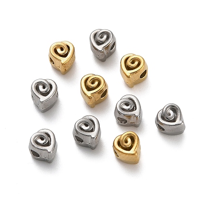 304 из нержавеющей стали бусы, сердце