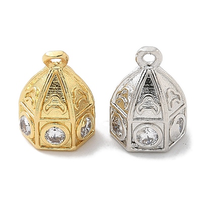 Стойка покрытие латунь микропаве прозрачный кубический цирконий бусины колпачки скобы, долговечный, без свинца и без кадмия