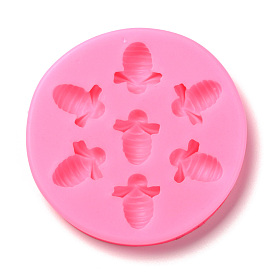 DIY Bee Patterns Food Grade Silicone Fondant Molds, for DIY Cake Decoration, UV & Epoxy Resin Jewelry Making