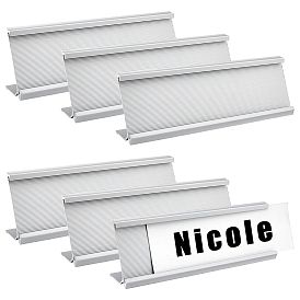 Держатель таблички с названием стола из алюминиевого сплава, прямоугольные