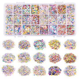 Аксессуары для орнаментов, пластиковые пайетки / блестки из пвх, нет отверстий / неосвещенных бусинок, разнообразные