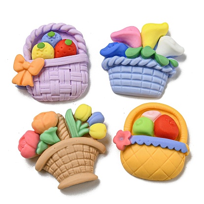 Непрозрачная смола декодирует кабошоны, цветочные корзины