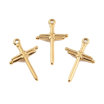 Ионное покрытие (ip) 304 подвески из нержавеющей стали, крест очарование