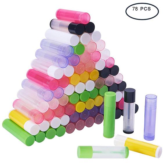 DIY Empty Lipstick Bottle, Lip Gloss Tube, Lip Balm Tube, with Cap