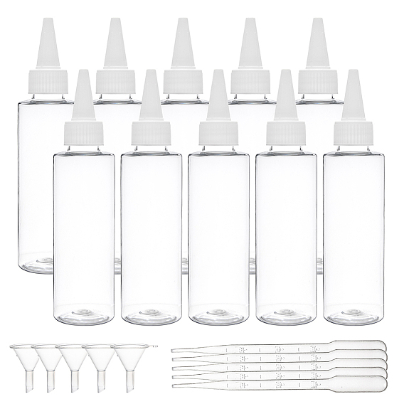 BENECREAT DIY Kit, with Plastic Glue Bottles, Plastic Dropper and Funnel Hopper