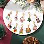 Рождественские украшения из сплава эмали, с цинковым сплавом застежками омаров коготь, разнообразные