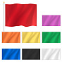 8Pcs 8 Colors Polyester Blank Flag, Rectangle