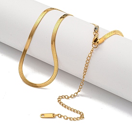 Brass Snake Chain Necklaces for Women