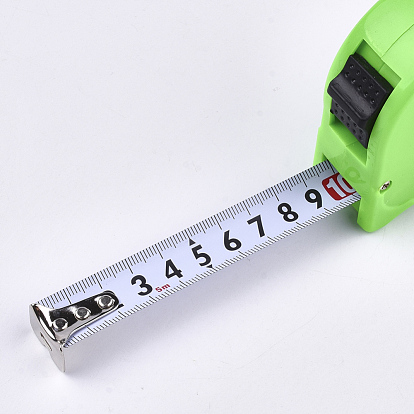 Self-Locking Iron Tape Measures, Measure Tool, with Plastic
