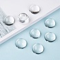 Transparent Half Round Glass Cabochons,