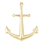Латунные большие кулоны, Якорь прелести, долговечный, стойки покрытие, без свинца и без кадмия