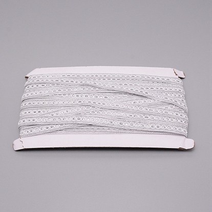Metallic Polyester Ribbon, Garment Accessory, Oval Pattern