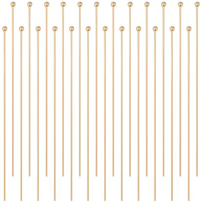 100 шт. Латунные штифты с шаровой головкой, без свинца и без кадмия