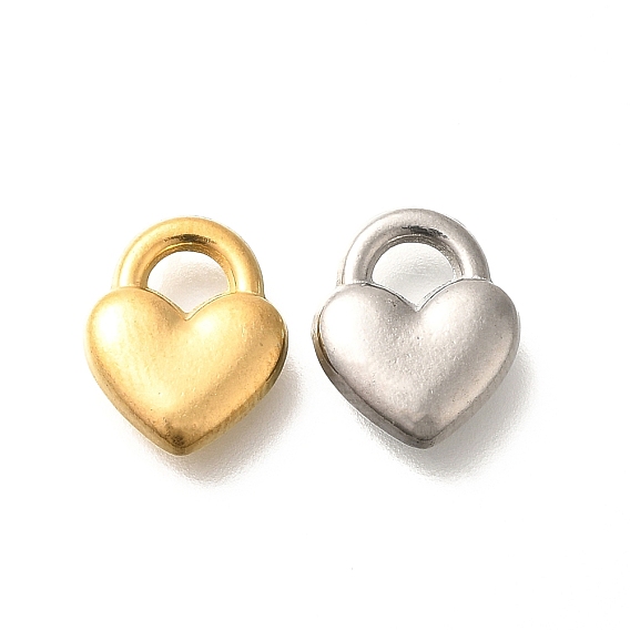 304 прелести нержавеющей стали, подвеска в виде замка в виде сердца