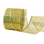 PVC Plastic Ribbon, for Gift Package, Laser Hollow Round Holes Ribbon