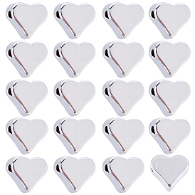 30 латунные бусины шт., сердце