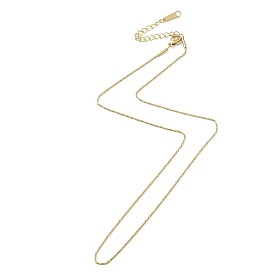 Ion Plating(IP) 304 Stainless Steel Round Snake Chain Necklace for Men Women