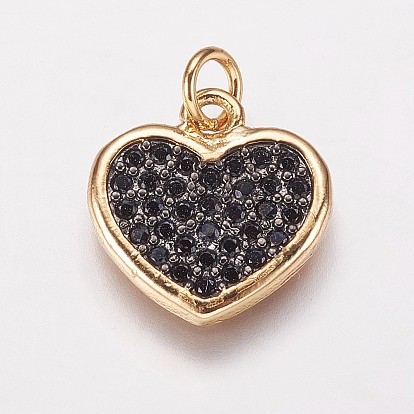 Латунь прелести циркония кубической, сердце