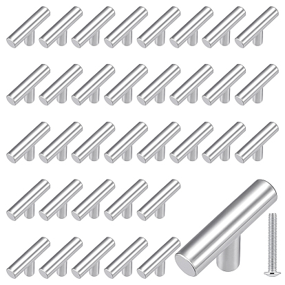 60шт. ручки для коробки из нержавеющей стали, двери шкафа ручка мебель тянуть