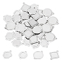 48Pcs 4 Style 304 Stainless Steel Link, Cabochon Settings