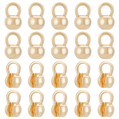 20шт. латунные наконечники бусин, Калотте заканчивается, крышка раскладушки, круглые