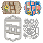 Углеродистая сталь разрезает трафареты, для diy scrapbooking, Фотоальбом, декоративная бумага для тиснения, форма для поздравительных открыток