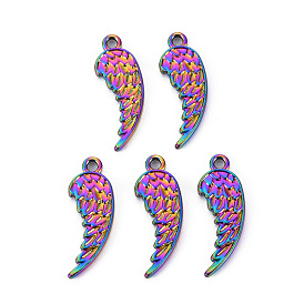 Alloy Pendants, Cadmium Free & Nickel Free & Lead Free, Wing