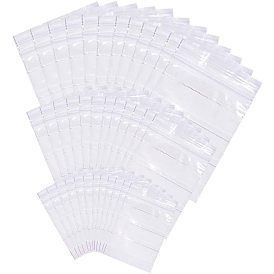 Resealable Bags, Zip Top Bags, Can be Written, Rectangle