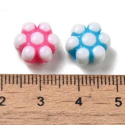 Opaque Acrylic Beads, Craft Style, Flower
