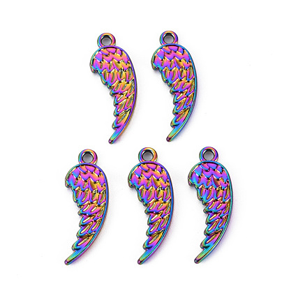Alloy Pendants, Cadmium Free & Nickel Free & Lead Free, Wing