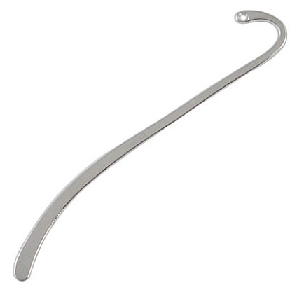 Тибетском стиле сплава закладки, без свинца и без кадмия, 1.35 см шириной, 8.5 см длиной, отверстие : 1.5 мм