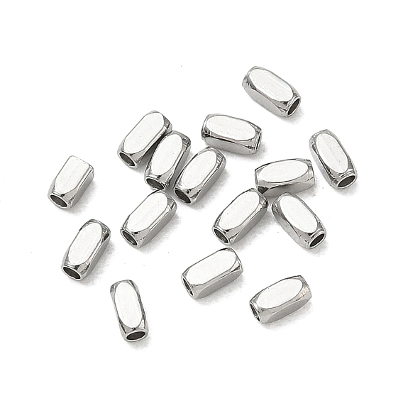 201 Stainless Steel Beads, Cuboid