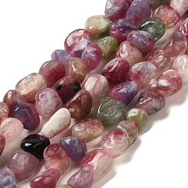 Natural Tourmaline Beads Strands, Nuggets Beads, Tumbled Stone