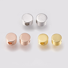 Латунные бусины, плоско-круглые