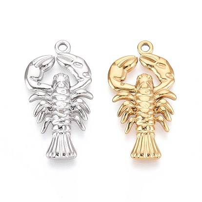 304 подвески-лобстеры из нержавеющей стали, ионное покрытие (ip)