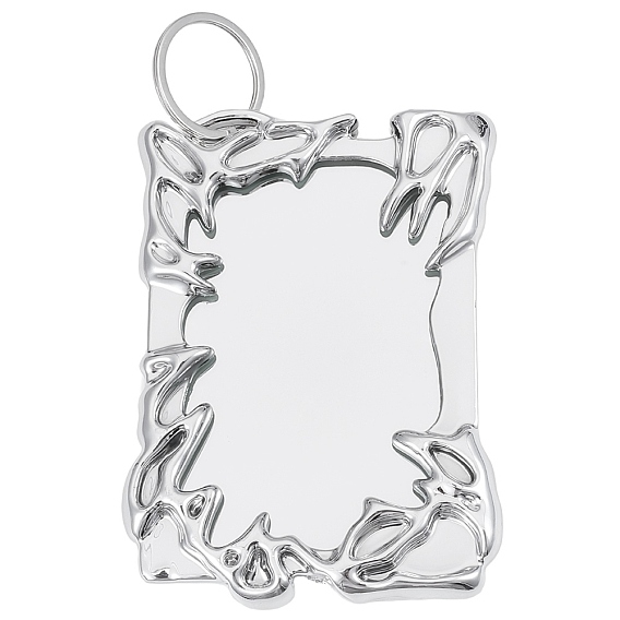 1 набор пластиковых фоторамок-брелоков, с железными кольцами