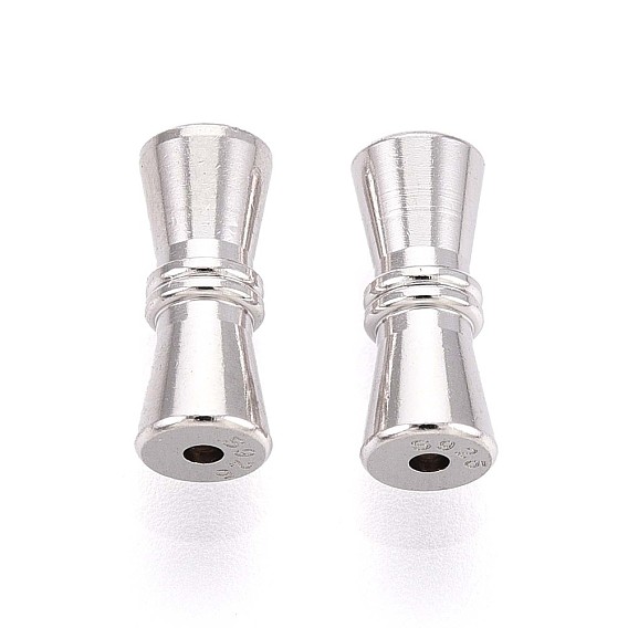 925 стерлингового серебра винтовые застежками, с печатью s925