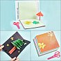 Origami Paper, Shiny Iridescent Paper, with Stainless Steel and ABS Plastic Scissors