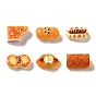 Opaque Resin Decoden Cabochons, Imitation Bread