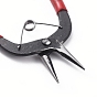 Carbon Steel Jewelry Pliers, Short Chain Nose Pliers, Polishing, 152mm