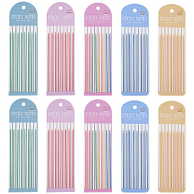 10шт. 5 цвета прямоугольные наклейки для домашних животных индексные вкладки, заметки, для офисного школьного чтения