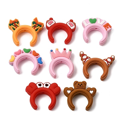 Silicone Beads, Focal Beads, Headband with Ear