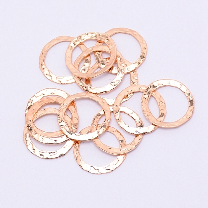 Anillos de unión de latón para accesorios de joyería, anillo