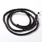Natural Coconut Column Bead Strands, 5.5x2~4.5mm, Hole: 1mm, about 179pcs/strand, 23.2 inch