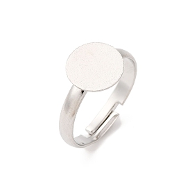 Регулируемые латунные основы для кольца, без свинца, без кадмии и без никеля, лоток : 10 мм, 17 мм