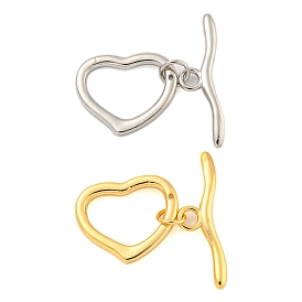 Латуни Переключить застежками, без кадмия, без никеля и без свинца, сердце