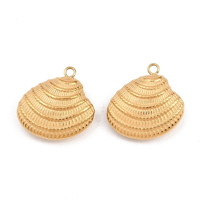 304 подвески из нержавеющей стали, формы раковины, без свинца и без кадмия, ионное покрытие (ip)